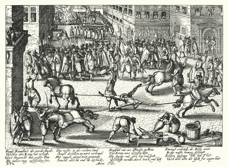 Exécution de François Ravaillac, assassin d