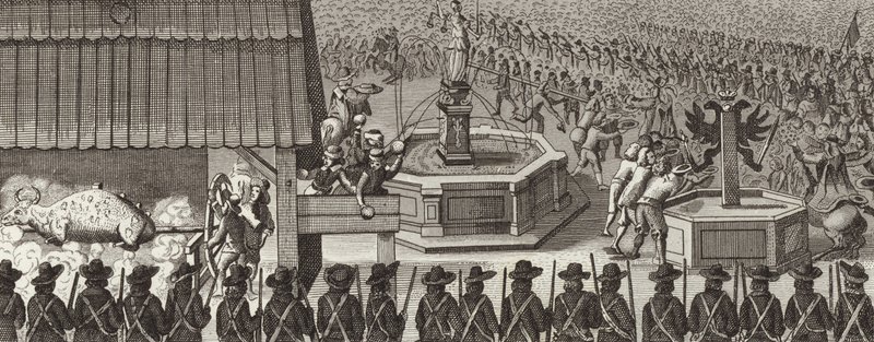 Festival à Francfort-sur-le-Main, Allemagne, en célébration du couronnement d