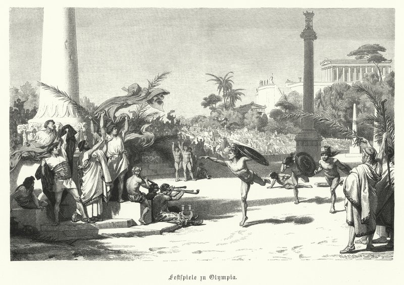Festival à Olympie, Grèce antique - German School