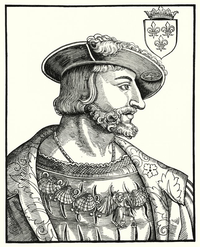 François Ier, roi de France (gravure) - German School