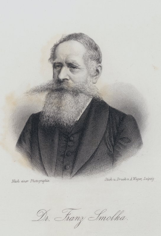 Franciszek Smolka, politicien polonais sous la domination austro-hongroise (gravure) - German School