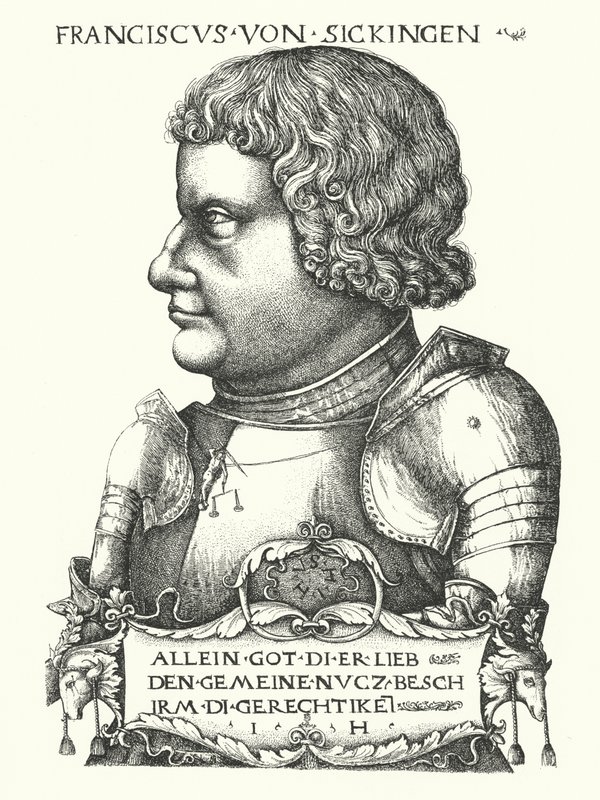 Franz von Sickingen, chevalier allemand de la période de la Réforme - German School
