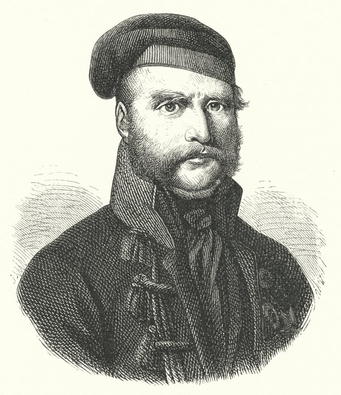 Frédéric-Guillaume, duc de Brunswick-Wolfenbüttel, soldat allemand qui a dirigé les Brunswickois noirs contre les Français pendant leur occupation de l