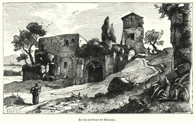 Jardins de Salluste, Rome, Italie - German School