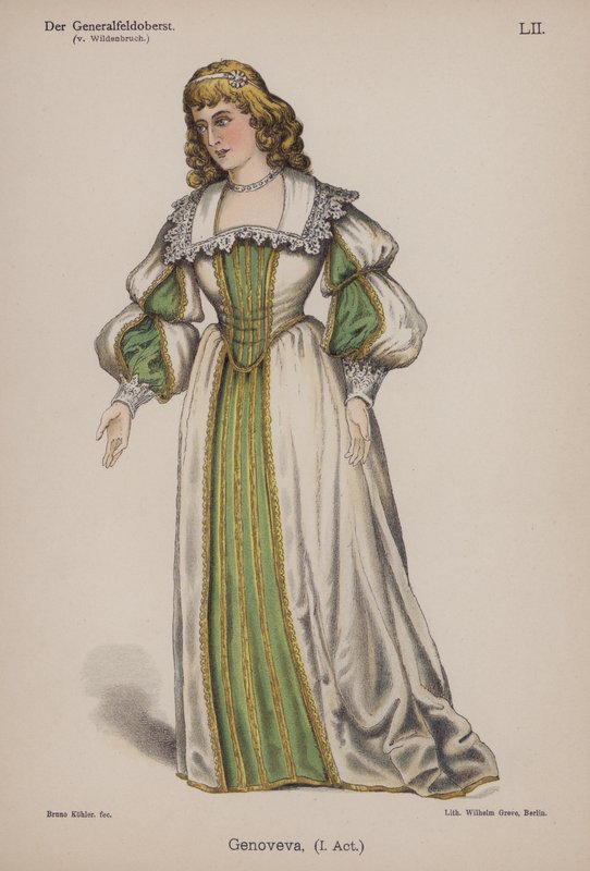 Genoveva, de Der Generalfeldoberst par Ernst von Wildenbruch - German School