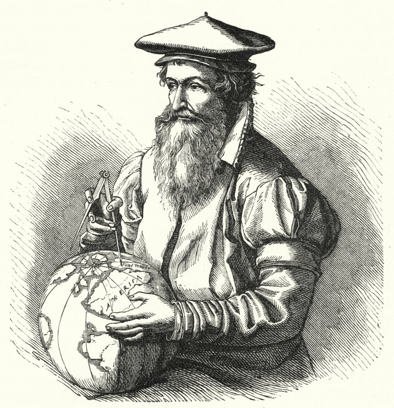 Gerardus Mercator, géographe et cartographe flamand - German School
