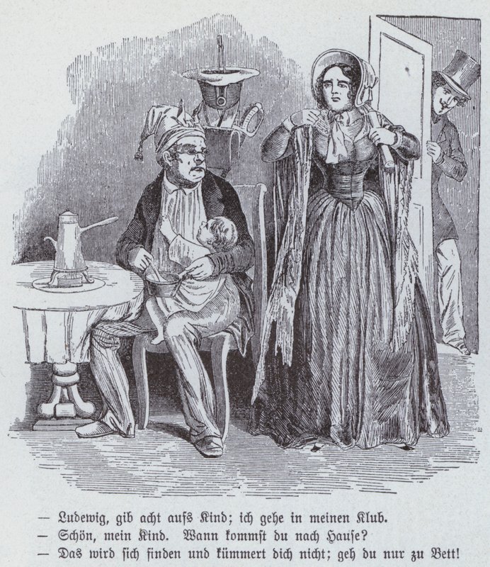 Caricature allemande sur l