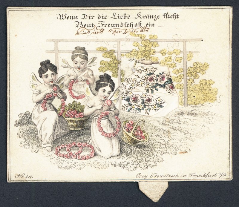 Carte de vœux allemande - German School