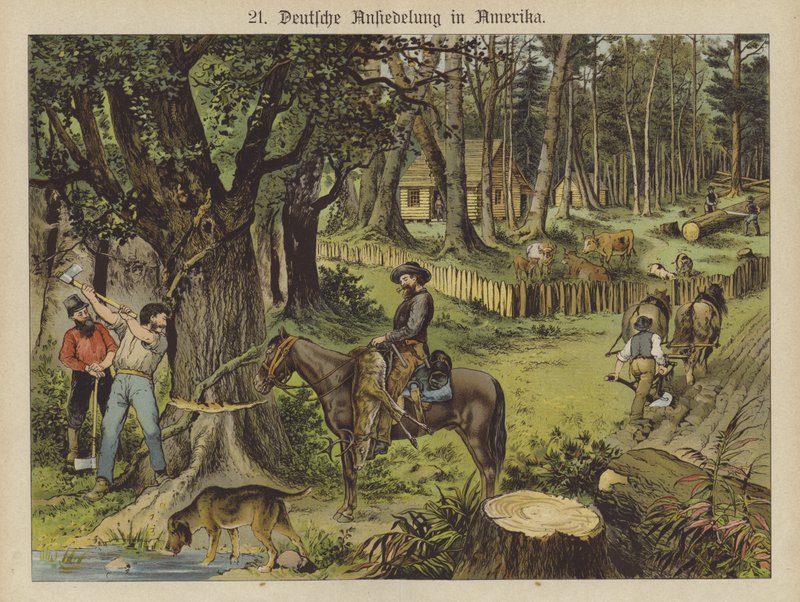 Allemands en Amérique - German School