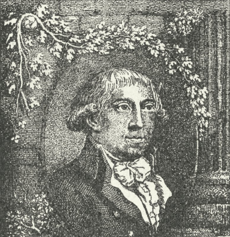 Gottfried August Bürger, poète allemand (gravure) - German School