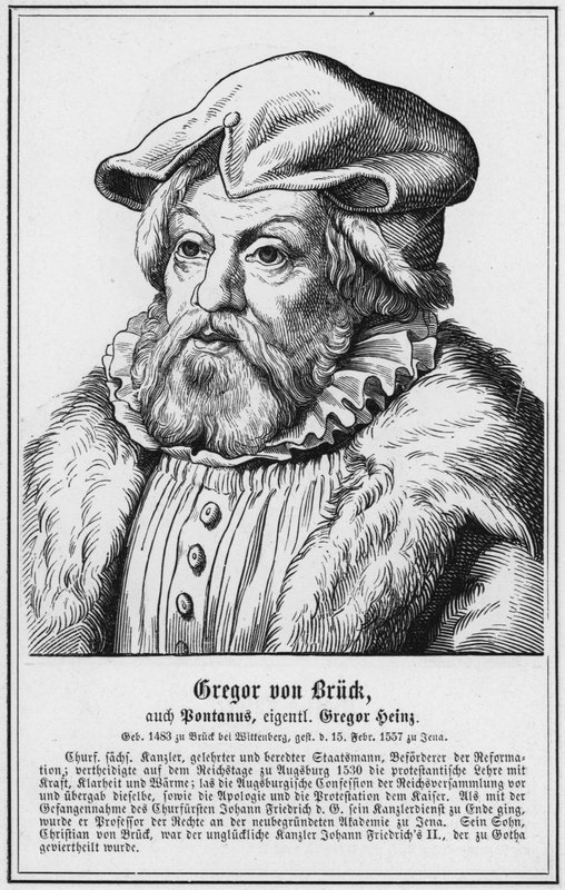 Gregor von Bruck, aussi Bontanus, en fait Gregor Heinz - German School
