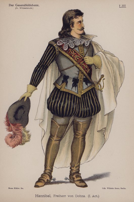 Hannibal, Freiherr von Dohna, de Der Generalfeldoberst par Ernst von Wildenbruch - German School