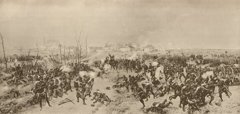 Troupes hanséatiques à Loigny, Guerre franco-prussienne, décembre 1870 - German School