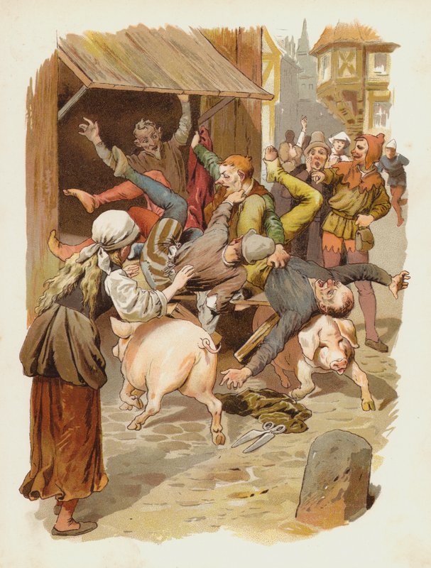Illustration pour Till Eulenspiegel - German School