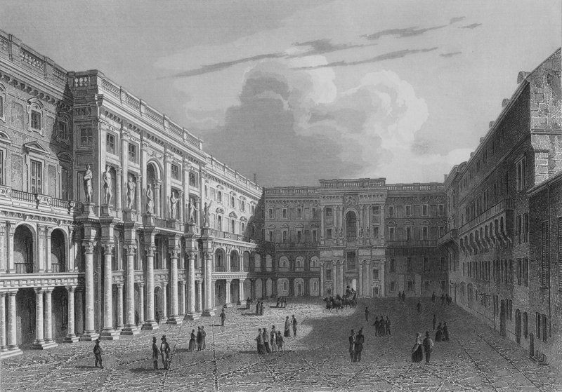 Cour intérieure du Palais Royal, Berlin - German School