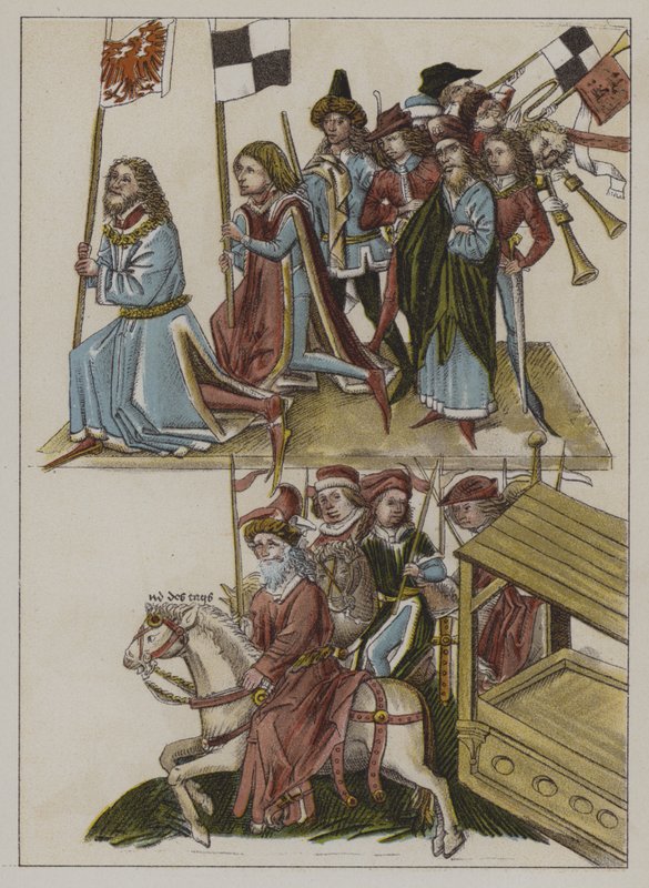 Investiture de Frédéric Ier de la maison de Hohenzollern comme Électeur de Brandebourg au Conseil de Constance - German School