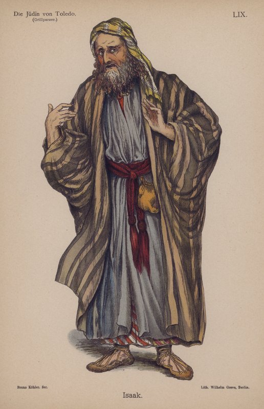 Isaac, de Die Judin von Toledo par Franz Grillparzer - German School