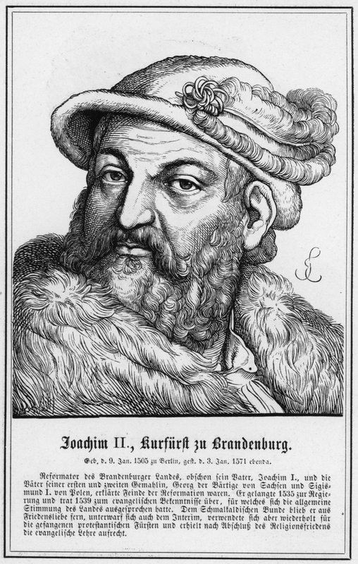 Joachim II, Électeur de Brandebourg - German School