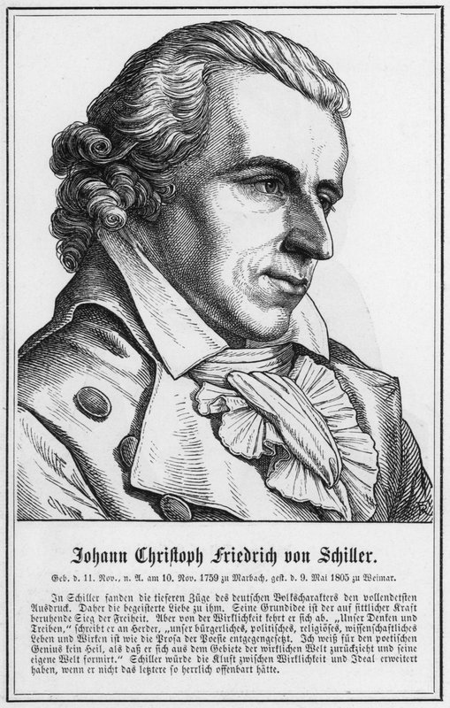 Johann Christoph Friedrich von Schiller - German School