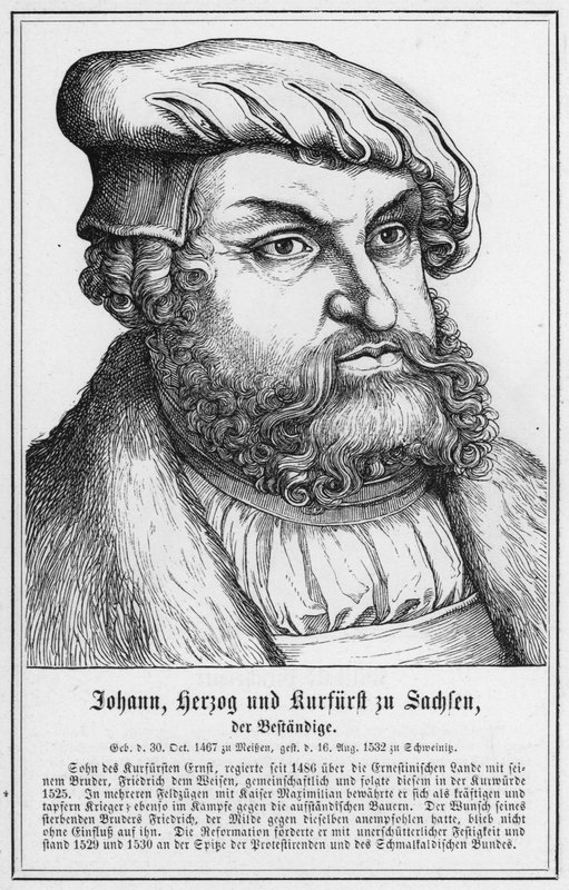 Johann, duc et électeur de Saxe, le Constant - German School