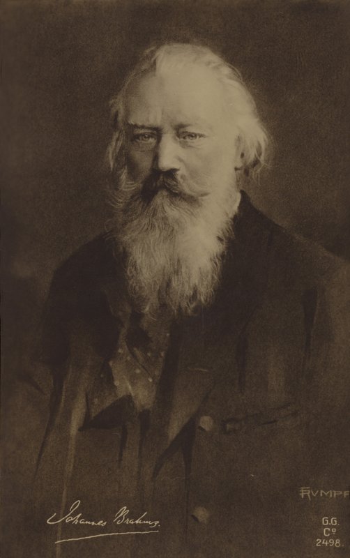 Johannes Brahms, compositeur et pianiste allemand (1833-1897) - German School
