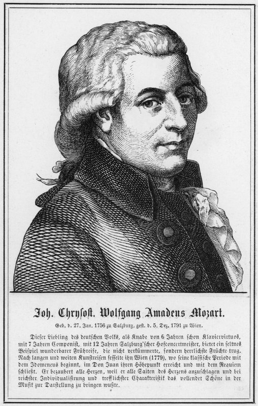Jean Chrysostome Wolfgang Amadeus Mozart - German School