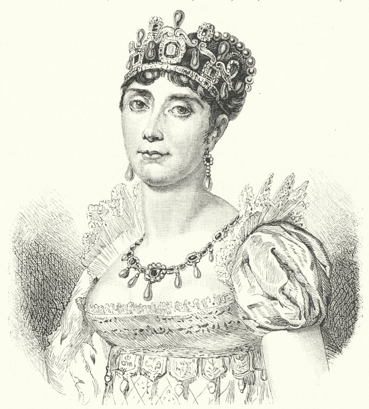 Joséphine de Beauharnais, première épouse de Napoléon Ier (gravure) - German School