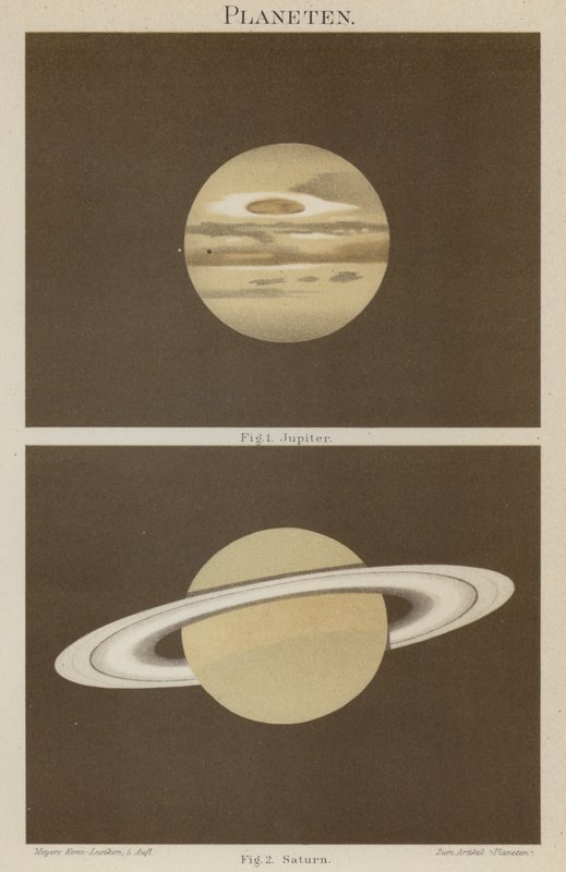 Jupiter et Saturne - German School