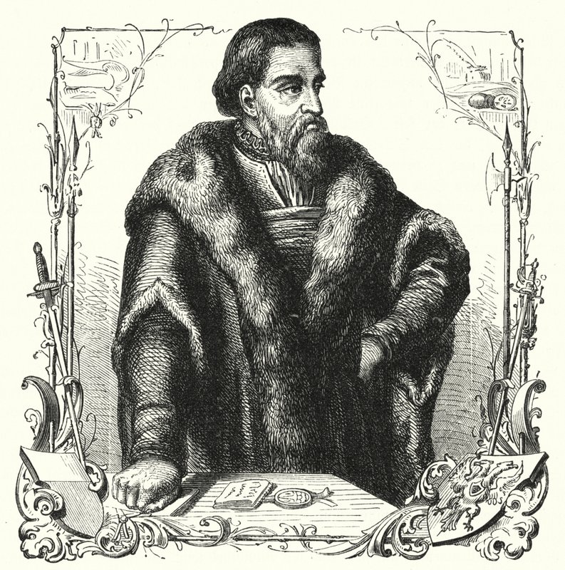 Jurgen Wullenwever, bourgmestre de Lübeck exécuté comme traître et anabaptiste - German School