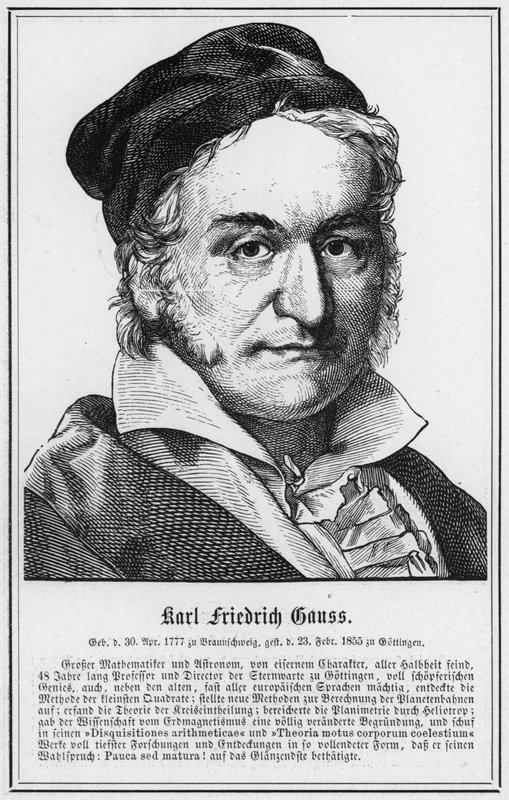 Karl Friedrich Gauss - German School