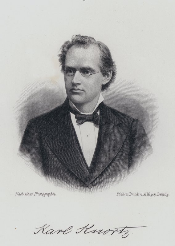 Karl Knortz, auteur germano-américain (gravure) - German School
