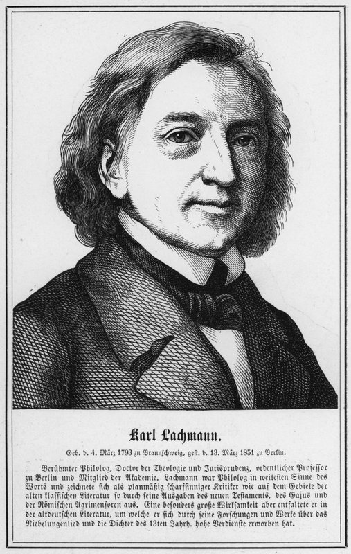 Karl Lachmann (gravure) - German School