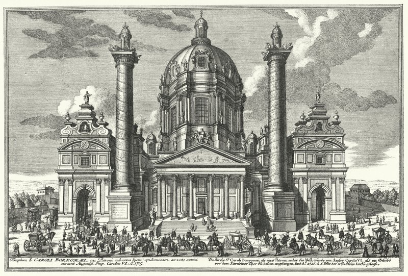 Karlskirche (église Saint-Charles), Vienne - German School