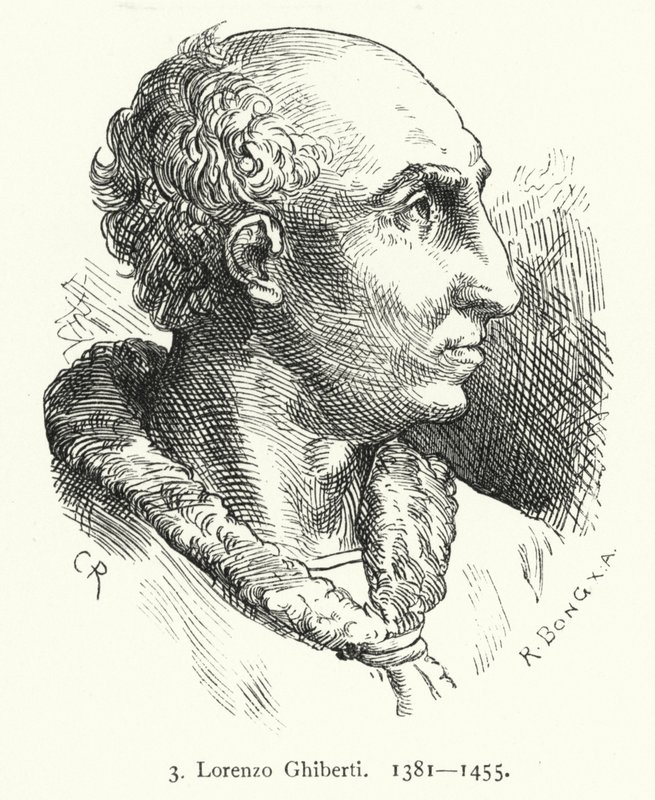 Lorenzo Ghiberti, artiste florentin de la première Renaissance qui a conçu les portes en bronze du baptistère de Florence - German School