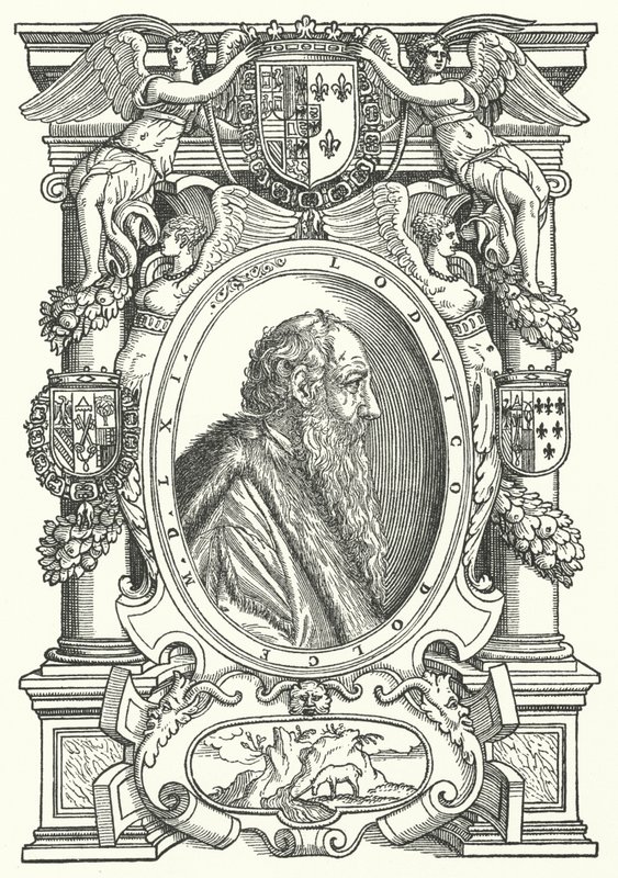 Ludovico Dolce, auteur italien, théoricien de la peinture et humaniste - German School