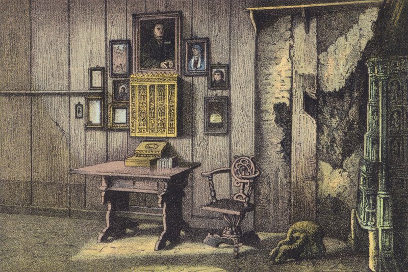 Chambre de Luther au Wartburg - German School