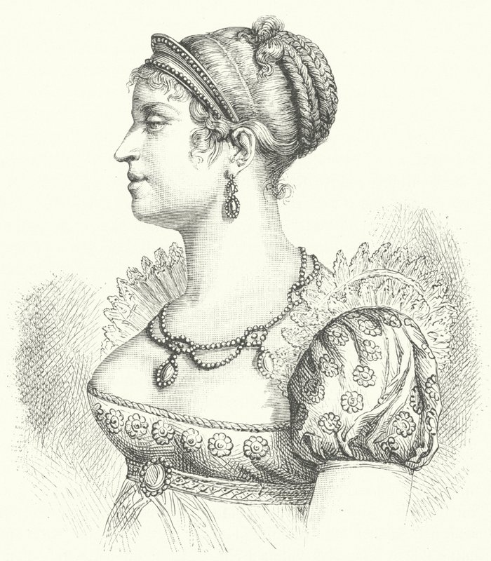 Marie Louise, duchesse de Parme, seconde épouse de Napoléon Ier (gravure) - German School