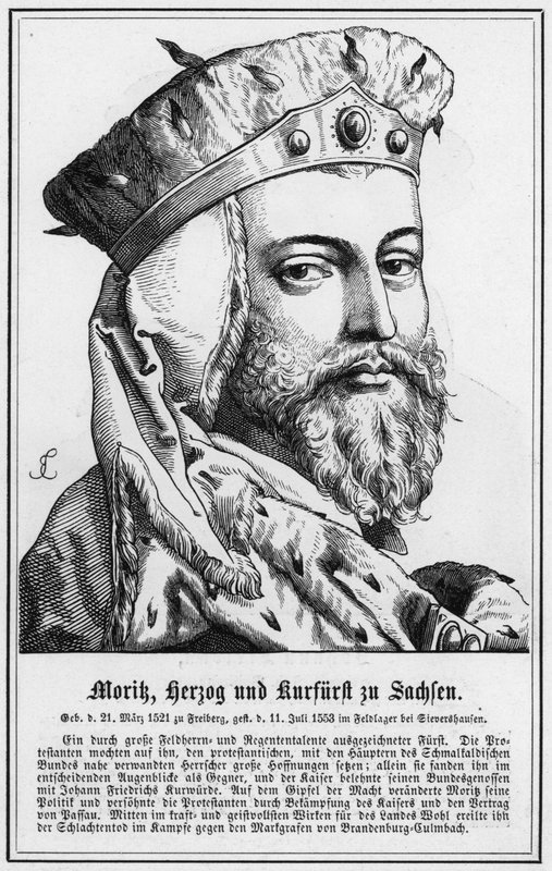 Morik, duc et électeur de Saxe - German School
