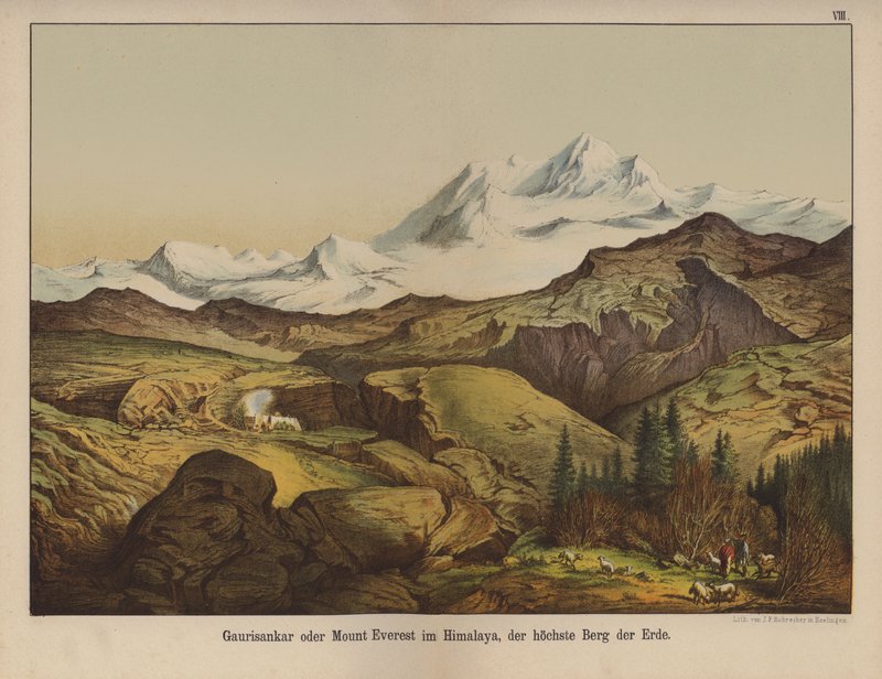 Mont Everest, la plus haute montagne de la Terre - German School