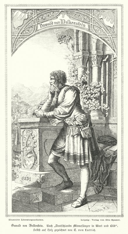 Oswald von Wolkenstein, poète, compositeur et diplomate allemand - German School