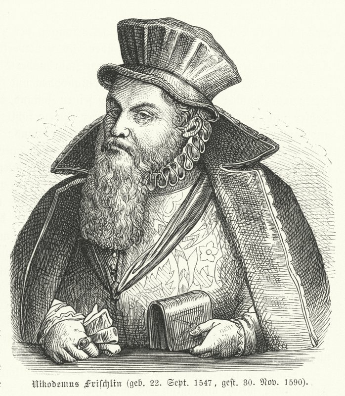 Philipp Nicodemus Frischlin, poète et dramaturge allemand - German School