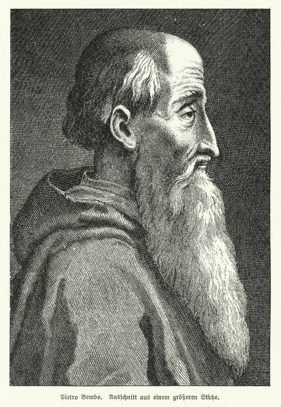 Pietro Bembo, érudit, poète, cardinal italien et membre des Chevaliers Hospitaliers - German School