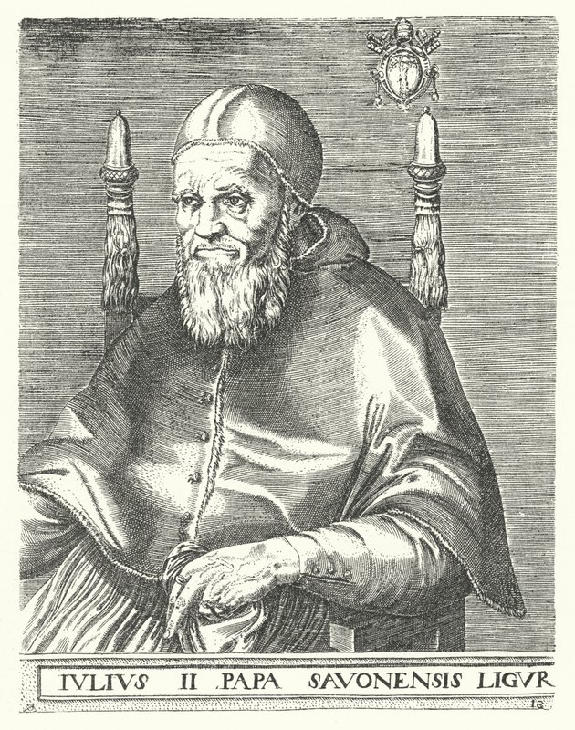 Le Pape Jules II (gravure) - German School