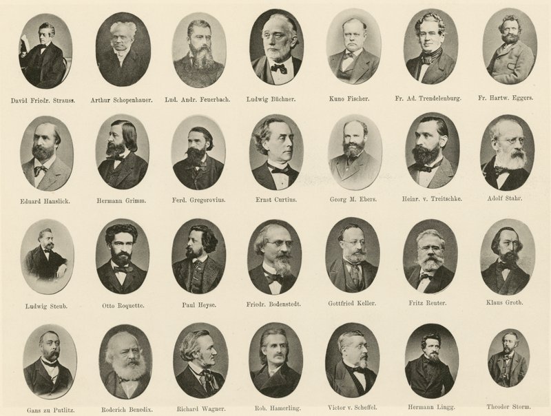 Portraits de célèbres Allemands de Ritter vom Deutschen Geiste - German School
