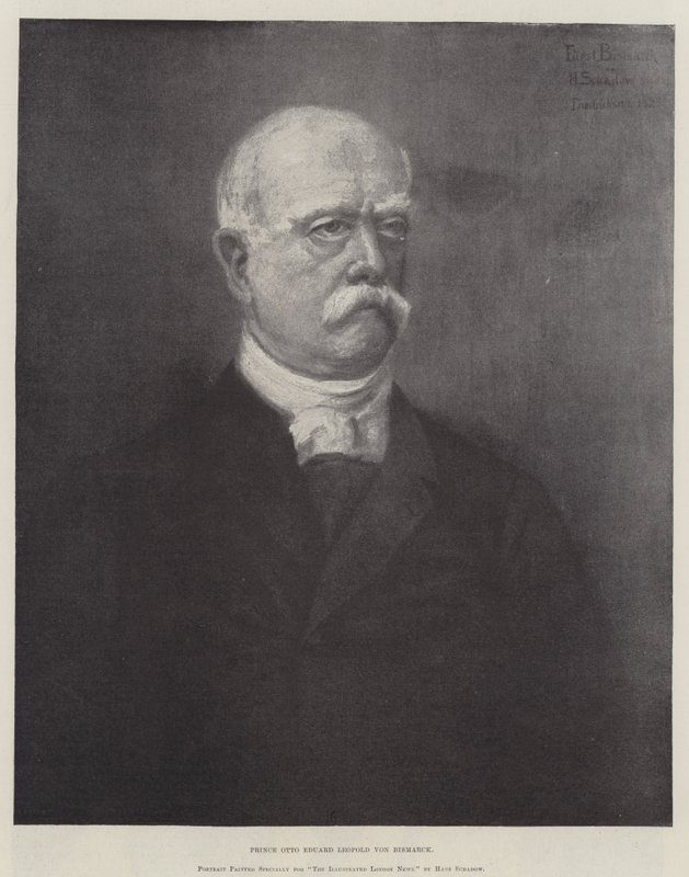 Prince Otto Eduard Leopold von Bismarck (gravure) - German School