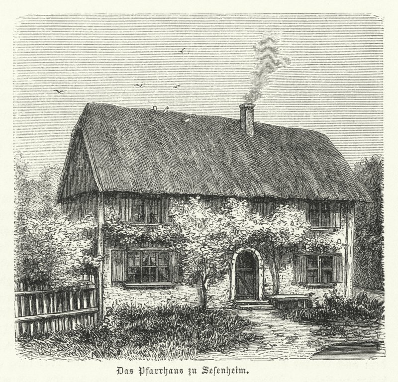 Presbytère de Sessenheim, maison de Friederike Brion, avec qui Johann Wolfgang Goethe a eu une histoire d