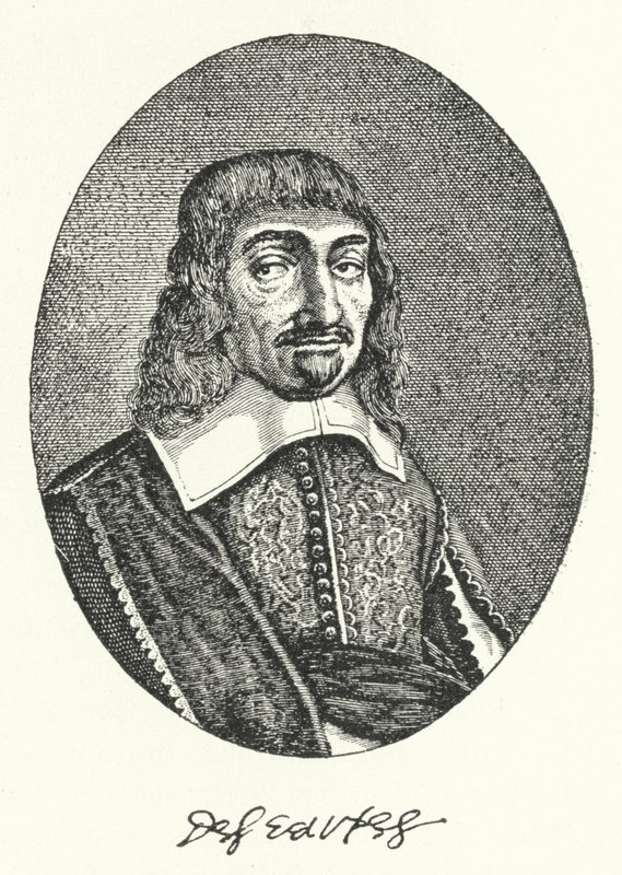 René Descartes, philosophe français (gravure) - German School