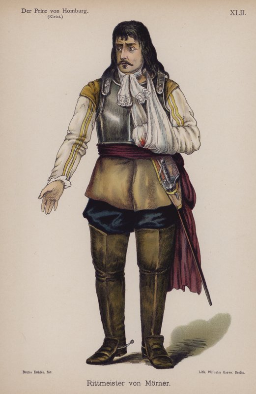 Rittmeister von Moerner, de Der Prinz von Homburg (Le Prince de Hombourg) par Heinrich von Kleist - German School