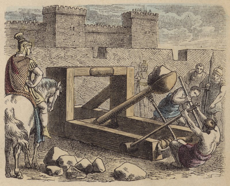 Catapulte de siège romaine - German School