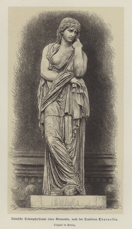 Statue triomphale romaine d